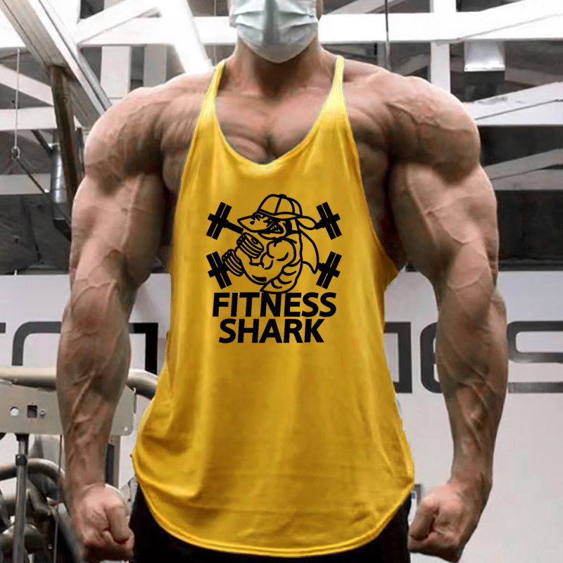 Sleeveless Undershirt - Mens Cotton Running Vest Gym Fitness