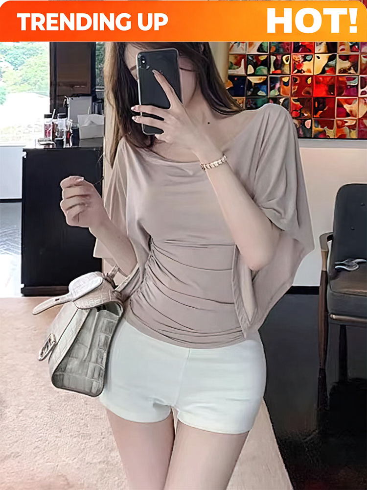 T Shirt Tight Fit - Customization Sexy Summer Off Shoulder T