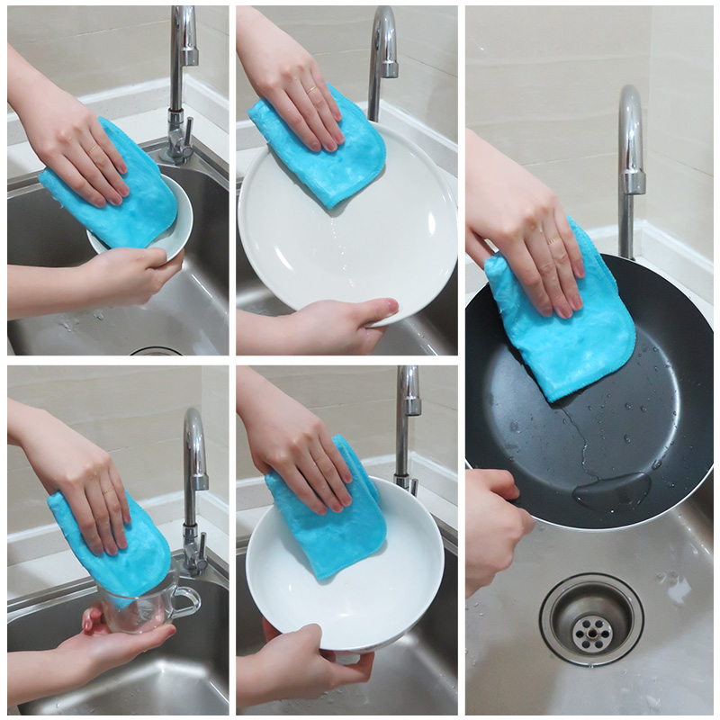 2-Pack Ultra-Fine Fiber Dishcl - Bamboo Fiber Trunk ulasan dan harga