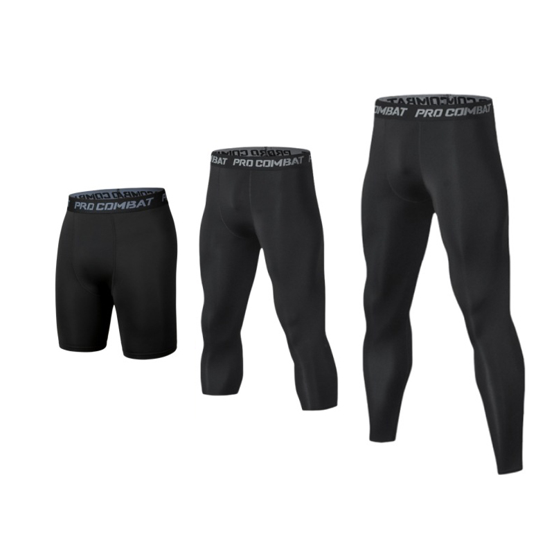 New Male Compression Pants Sha - Compression Shorts Athletes ulasan dan harga