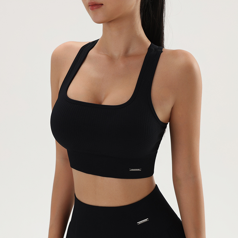 Women Seamless Ribbed Crop Tan - Tank Top Ribbed ulasan dan harga