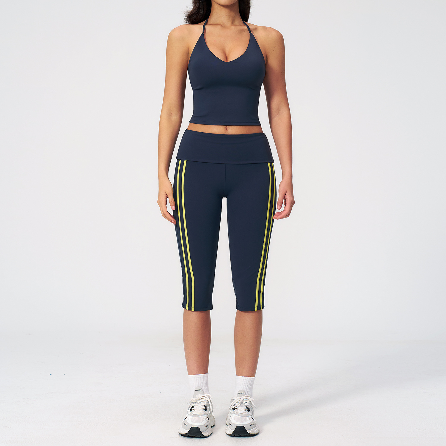 Yoga Suit 2PCS Women Sports Br - Compression Shorts Athletes ulasan dan harga